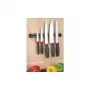 Conjunto de facas Esmeyer AUREA 291-423 – 5 peças com barra magnética, preto/vermelho