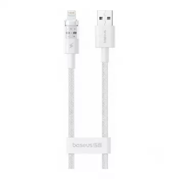 Cabo USB Baseus Silky Series 2,4A 2m branco