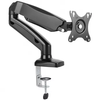 Suporte para monitor MONTIS MT014 para 1 ecrã, montagem em secretária, altura ajustável por mola a gás, para ecrãs até 81,3 cm (32 polegadas), carga máx. 8 kg, preto