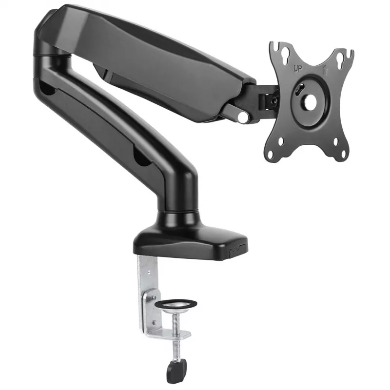 Suporte para monitor MONTIS MT014 para 1 ecrã, montagem em secretária, altura ajustável por mola a gás, para ecrãs até 81,3 cm (32 polegadas), carga máx. 8 kg, preto