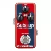 Pedal octaver para guitarra TC Electronic Sub 'N' Up Mini True Bypass pedal octaver compacto
