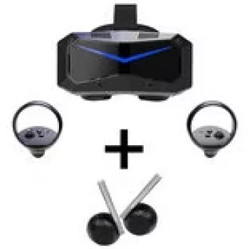 Pimax Crystal Super headset VR, 57 PPD + auscultadores DMAS bundle - preto