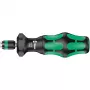 Wera 826 T Kraftform Turbo Chave de parafusos porta-pontas com Rapidaptor, 1/4 de polegada