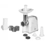 Picadora de carne ESPERANZA EKM033, 2200 W, branco, lâmina de aço inoxidável, marcha atrás, acessório para salsichas, acessório kebbe