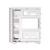 Caixa de computador Gaming Fornax 500, branco