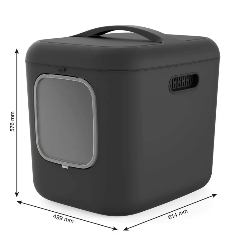 ROTHO White XL antracite - caixa de areia para gatos