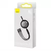 Cabo USB Baseus CAMJ010201 1,1 m USB 3.2 Gen 1 USB C Micro USB-A Lightning preto