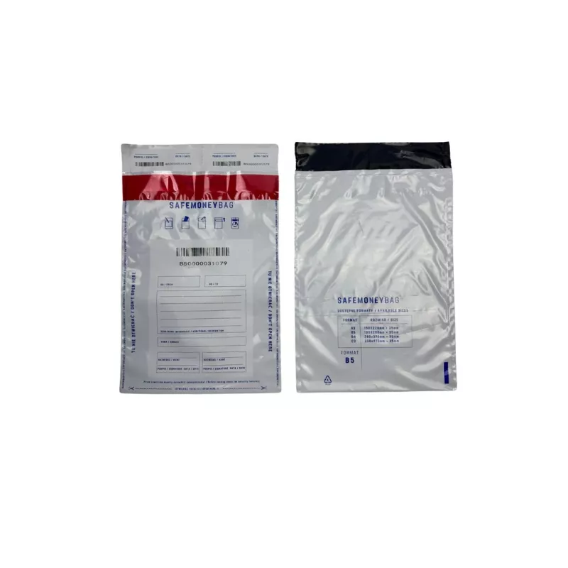 Envelopes de segurança SAFEMONEYBAG Bestpak branco B5 190mmx260mm+35mm 100 unid.