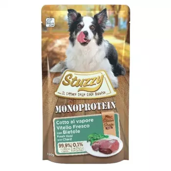 STUZZY Monoprotein vitela com beterraba - comida húmida para cães - 150 g