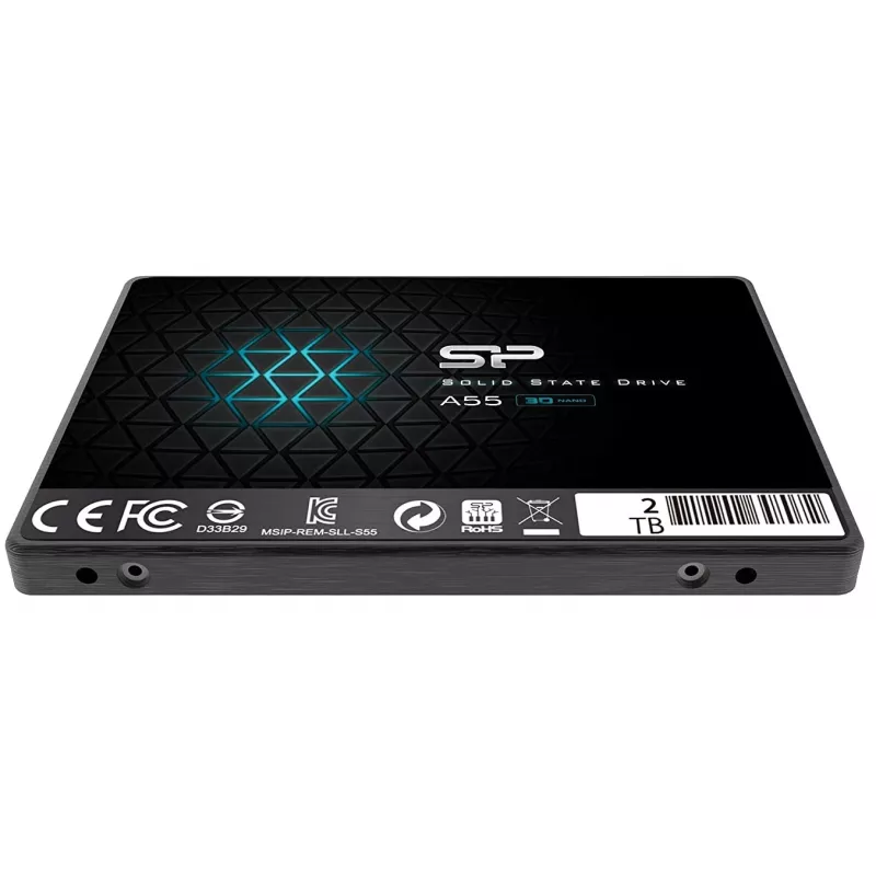 SSD SATA III 2,5 Polegadas Silicon Power Ace A55 — 2 TB, 560/530 MB/s, 3D-NAND