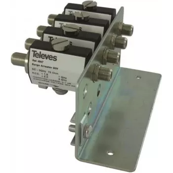 Proteção contra sobretensão Televes USS4300 0–3000 MHz com ligação à terra