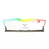 DIMM 16 GB DDR4-3600 (2x 8 GB) kit duplo, memória branca, TF4D416G3600HC18JDC01, Delta RGB, INTEL XMP