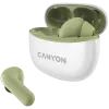 Auscultadores In-Ear CANYON TWS-5, Verde Bluetooth 5.3, controlo tátil, entrada de carregamento: USB-C