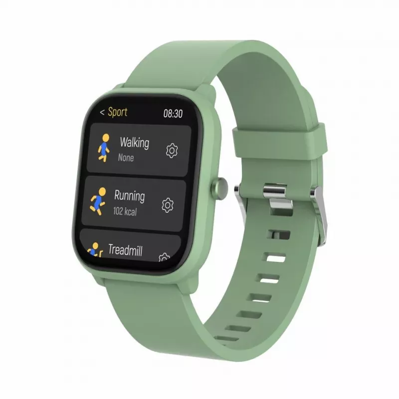 Smartwatch DENVER SWK-120GN com monitorização de fitness e suporte de notificações, verde