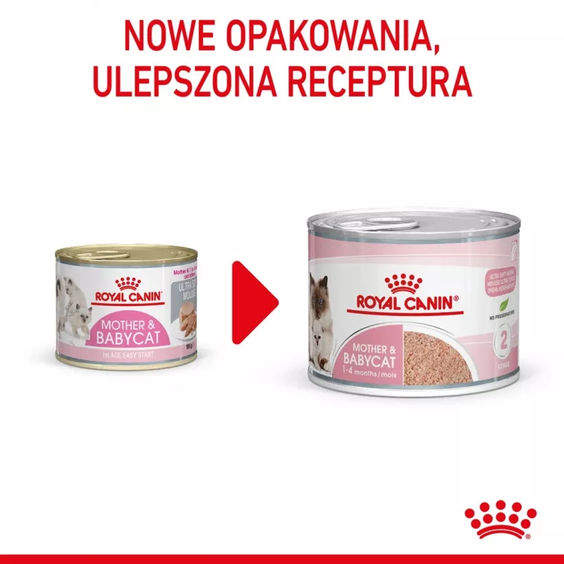Royal Canin BABYCAT INSTINCTIVE - Ração húmida para gatos - 195 g