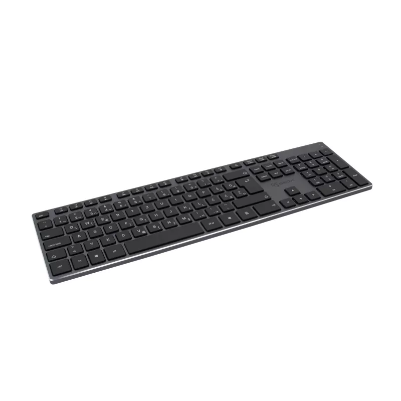 Teclado sem fios SBOX WK-131 US, design compacto em metal, layout US
