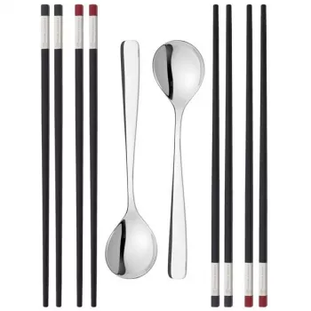 Conjunto de pauzinhos ZWILLING 39180-001-0 preto aço inoxidável