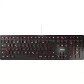 CHERRY KC 6000 Slim teclado universal USB QWERTZ alemão preto