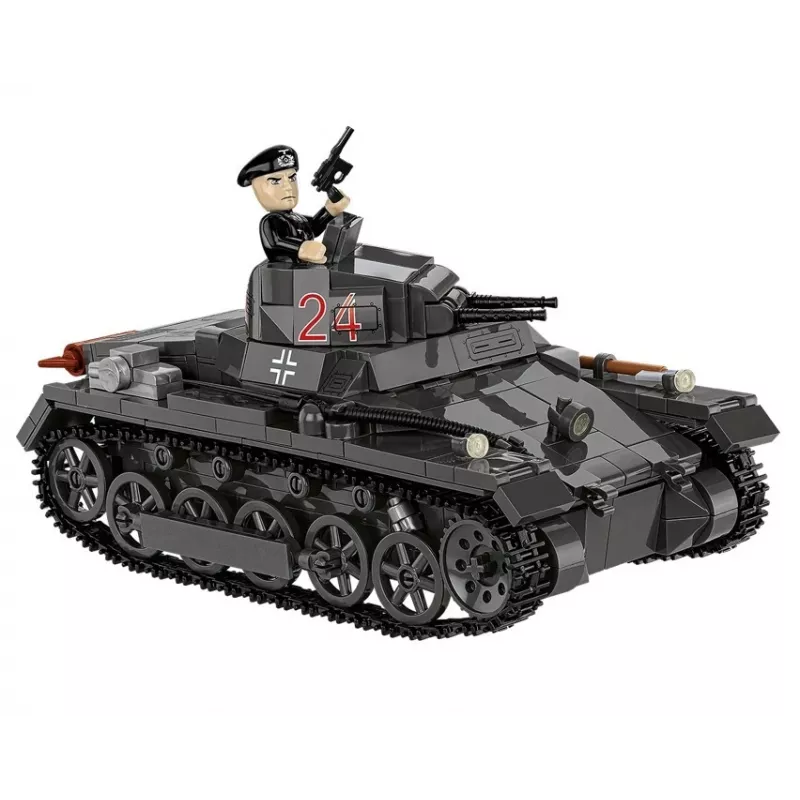 Conjunto de construção Cobi Panzer I Ausf. B – 654 peças, modelo detalhado