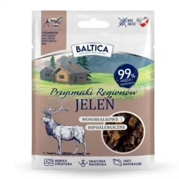 BALTICA Guloseimas Regionais Monoproteico Veado - Guloseimas para Cães - 30 g