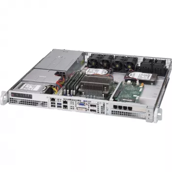 Supermicro - SuperChassis 515-R407 - Montagem em rack 1U STD e WIO MB 2 x 2,5 LEDs 4 x ventoinhas PWM 2 x ventoinhas para arrefecimento AOC Fonte de alimentação 400 W 43 x 437 x 429 mm