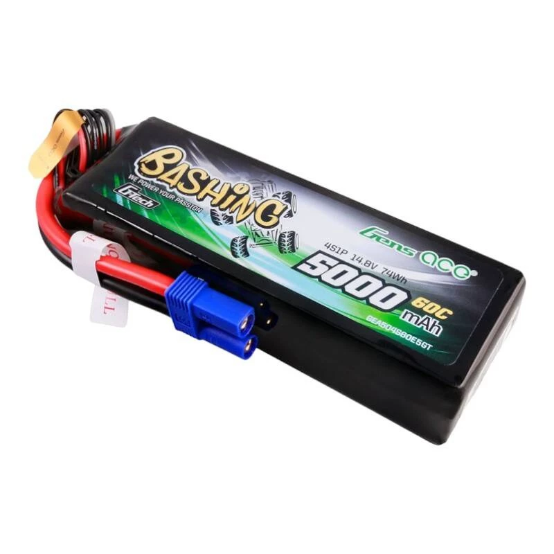 Bateria Gens ace G-Tech 5000mAh 14,8V 4S1P 60C Lipo Pack