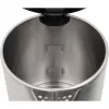 Chaleira elétrica Clatronic 1,5 L 2200 W preto aço inoxidável