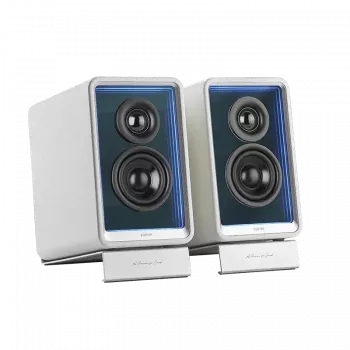 Edifier Monitor ativo de secretária com carregador GaN | QR65 | 70 W | Bluetooth | Branco | Ligação sem fios