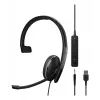 EPOS ADAPT 135 USB II headset com fios headset escritório/call center USB Type-A preto