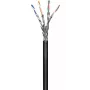 Cabo de rede Microconnect KAB028-100 preto 100 m Cat6 S/FTP (S-STP)