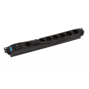 Proteção contra sobretensão Triton RAB-PD-X08-A1 preto 8 saídas AC 230V 2m