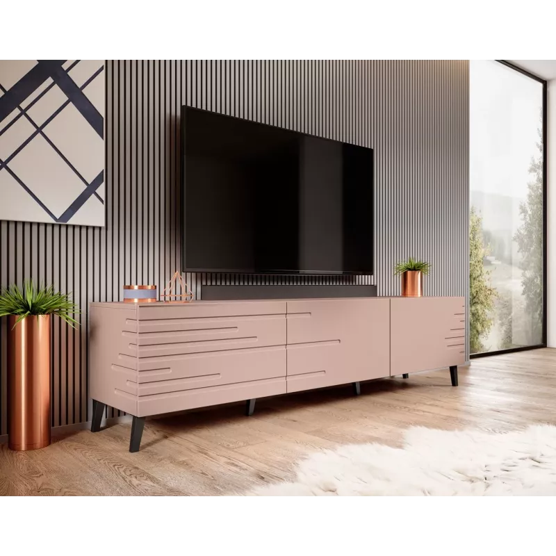 Móvel RTV Cama NOVA 186x40x48 rosa mate