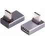Adaptador USB-C ShiverPeaks Pro ângulo 90° 4.0 – ficha USB-C em ângulo reto, para dispositivos compatíveis com USB4/USB3.2