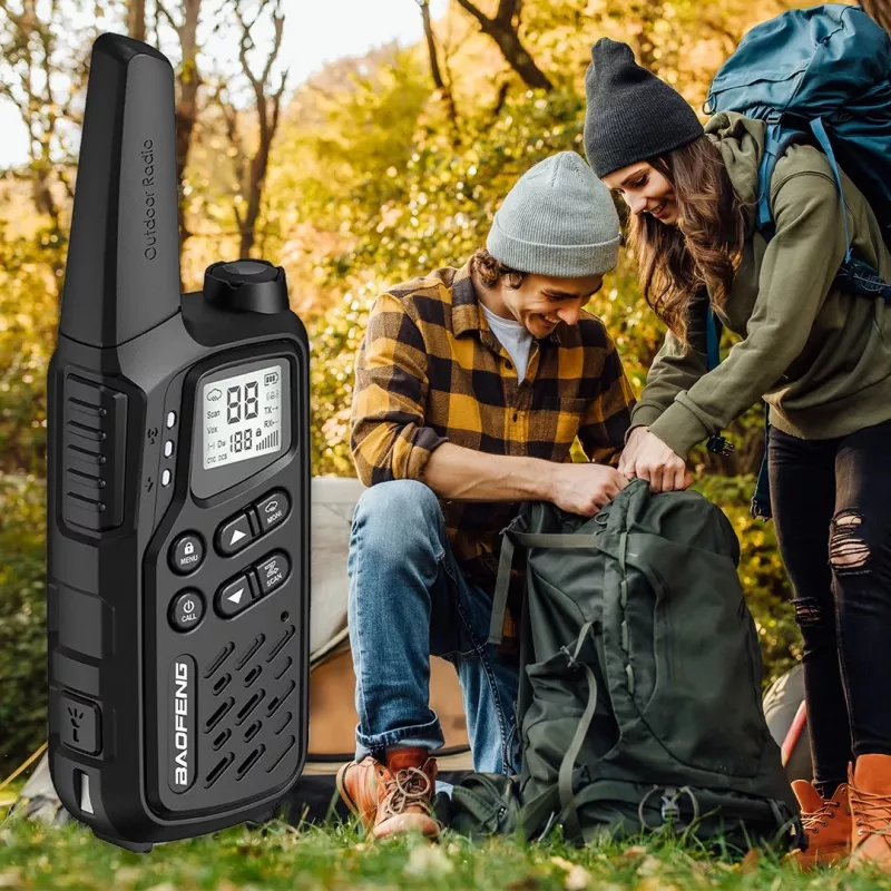 Walkie-talkie Baofeng BF-T25E preto, 2 unid.