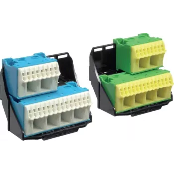 Borne PE/N Hager c. suporte 2x28 Quick-Connect FZ384 (FZ384)