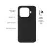 Capa traseira FIXED para Xiaomi 15T Pro – capa protetora preta emborrachada