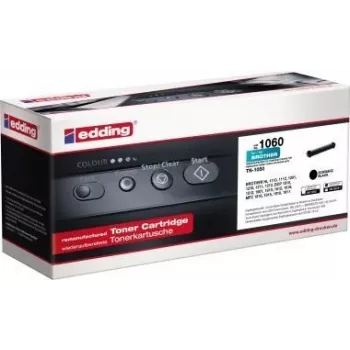 Toner preto edding EDD-1060 compatível com Brother TN-1050