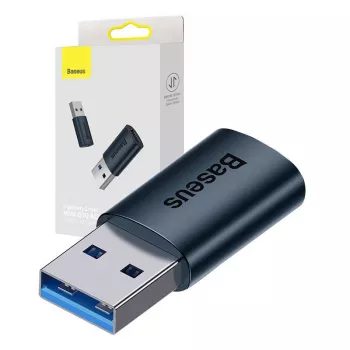 Adaptador Baseus Ingenuity USB-A para USB-C OTG (azul)