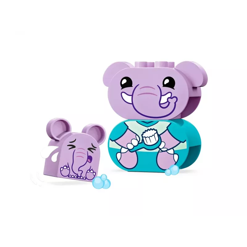 Conjunto de banho LEGO DUPLO 10413 — brinquedo de banho para crianças pequenas, 15 peças, idade recomendada 1,5+