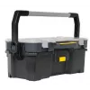 Caixa de ferramentas/peças pequenas Stanley 1-97-514 Preto, Transparente