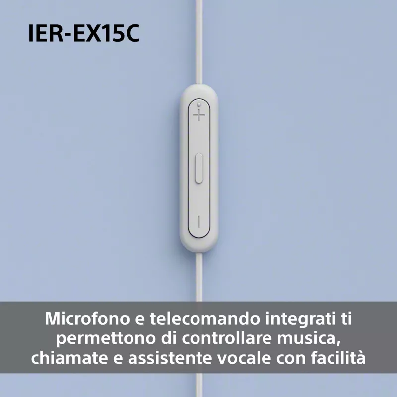Headset Sony IER-EX15C Com fios In-Ear Chamadas/Música USB Type-C Preto