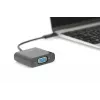 Adaptador USB-C para VGA DIGITUS DA-70853, Full HD 1080p, preto