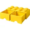 Gaveta de arrumação LEGO Brick 8 — amarelo (modelo 40061732) gaveta de arrumação para peças e componentes pequenos