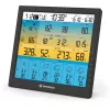 Bresser 7003220 Weather Center 7-in-1 Solar 6-Day 4cast Pro SF estação meteorológica digital, LCD, preta