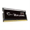 SO-DIMM 64 GB DDR5-5600 (2x 32 GB) kit duplo, memória RAM preta, F5-5600S4645A32GX2-RS, Ripjaws, INTEL XMP