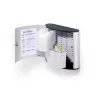Durable 197123 caixa de primeiros socorros, 302 x 118 x 280 mm, preto/verde/prateado/branco