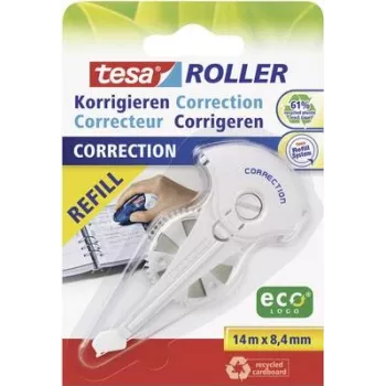 Fita corretora Tesa 59986 8,4 mm × 14 m — fita corretora branca