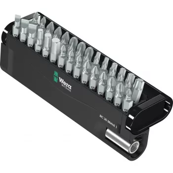 Conjunto de bits para chave de fendas Wera BC 30 Metal 1