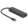 Hub USB DeLOCK 10 Gbit/s com 2,5 Gigabit LAN e PD 85 Watt