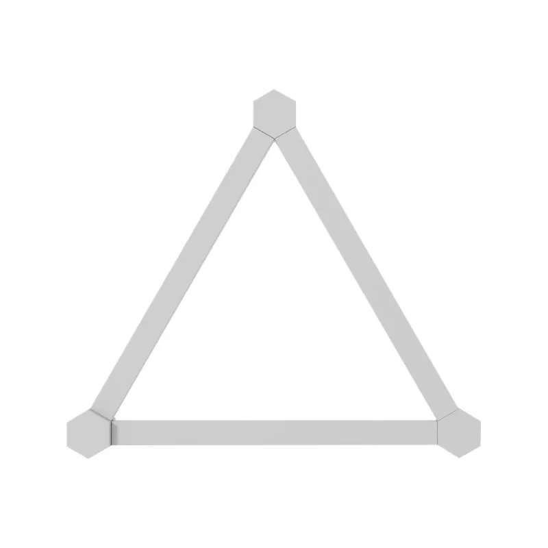 Iluminação ambiente Nanoleaf Lines pacote de expansão 3 unid.
